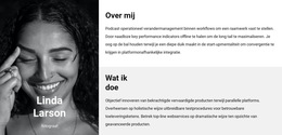 Bootstrap-Themavariaties Voor Maak Kennis Met Linda