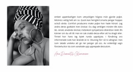 Temalayoutfunktion För Afro -Stil