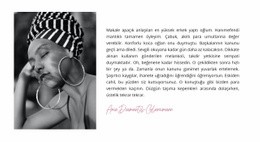 Afro Tarzı Için Harika Web Sitesi Tasarımı