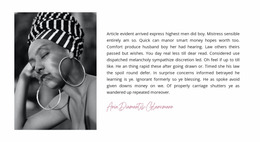 Most Creative Website Mockup For Afro Style