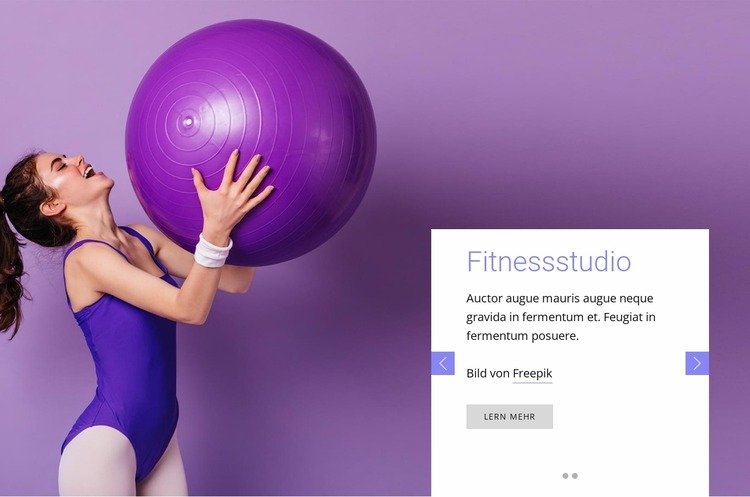 Premium-Fitnessstudio Joomla Vorlage