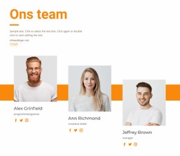 Maak Kennis Met Ons Creatieve Team - Inspiratie Voor Mockups Voor Websites