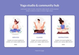 Yogastudio Och Communitynav - Build HTML Website