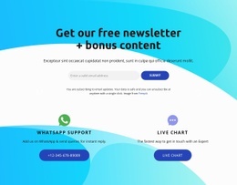 Most Creative Html Code For Subscribe Block With Live Chart Icon