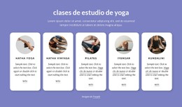 Clases De Estudio De Yoga Plantillas De Diseño