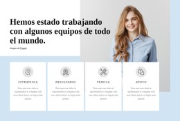 Menú CSS Para Firma De Servicios Profesionales