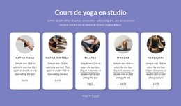 Cours De Yoga En Studio – Modèles De Conception De Sites Web