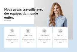 Menu CSS Pour Entreprise De Services Professionnels