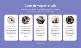 Cours De Yoga En Studio Modèles Html5 Réactifs Gratuits