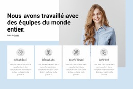 Entreprise De Services Professionnels - Modèle D'Une Page Gratuit