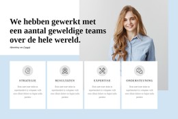 CSS-Menu Voor Professioneel Servicebedrijf