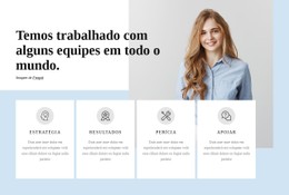 Menu CSS Para Empresa De Serviços Profissionais