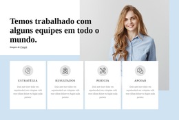 Empresa De Serviços Profissionais - Modelo De Site Simples