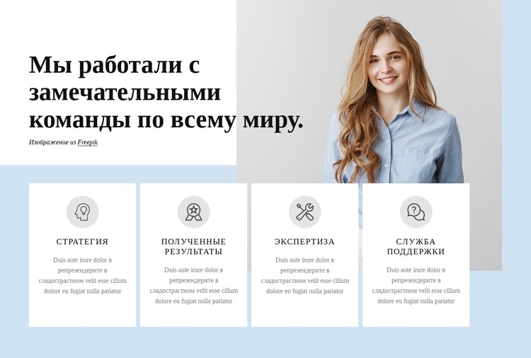 Фирма по оказанию профессиональных услуг HTML шаблон