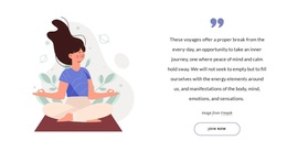 Yoga Helps With Stress Relief - Website Design