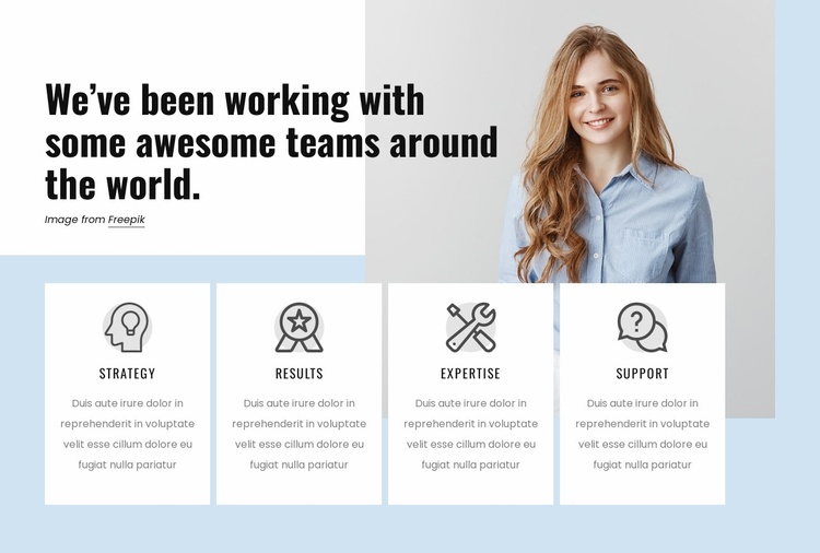 Professional service firm eCommerce Template