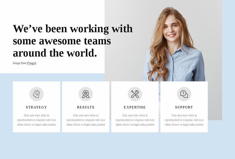 Professional service firm Wix Template Alternative