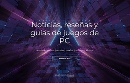 Noticias Y Reseñas De Juegos De PC - Página De Inicio De Funcionalidad