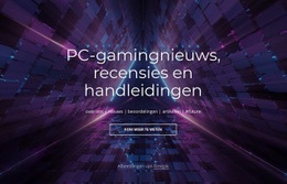 PC Gaming Nieuws En Recensies Html5 Responsieve Sjabloon