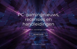 PC Gaming Nieuws En Recensies Bureau-Sjabloon