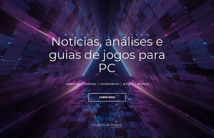 Notícias e análises de jogos para PC Design do site