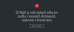 HTML Design Pro Text S Tvarem Kruhu A Tlačítkem