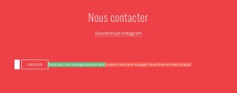 Superbe Conception Web Pour Contactez-Nous Par E-Mail