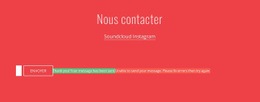 Contactez-Nous Par E-Mail - HTML Template Generator