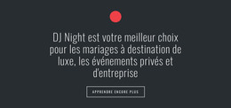Conception HTML Pour Texte Avec Forme De Cercle Et Bouton