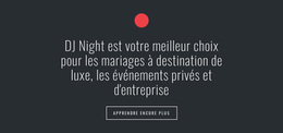Texte Avec Forme De Cercle Et Bouton - Thème WordPress Premium