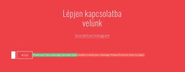 Lenyűgöző Webdizájn Lépjen Kapcsolatba Velünk E -Mailben Számára