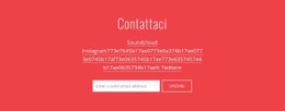 Contattaci Tramite E-Mail Modello Di Layout CSS