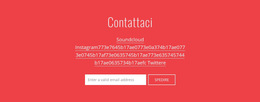 Contattaci Tramite E-Mail - Modello Web