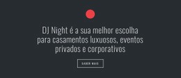 Design De Site Multifuncional Para Texto Com Forma De Círculo E Botão
