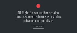 Texto Com Forma De Círculo E Botão - Modelos De Sites Responsivos