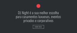 Texto Com Forma De Círculo E Botão Site Responsivo