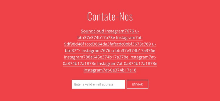 Contate-nos por email Template CSS