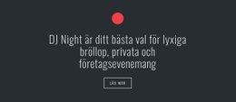Text Med Cirkelform Och Knapp - Målsidesmall