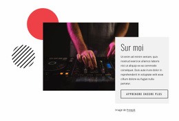 À Propos De DJ Night - Modèle Personnalisé D'Une Page