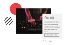 Over DJ Night - Gratis Websitesjabloon