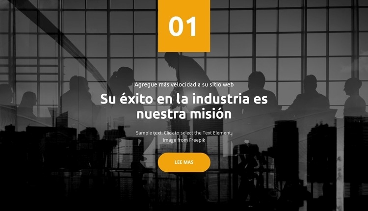 comercializar nuestro negocio Plantillas de creación de sitios web