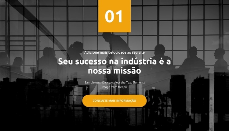 Comercialize nosso negócio Design do site