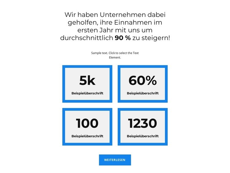 Berufliche Bedürfnisse Landing Page