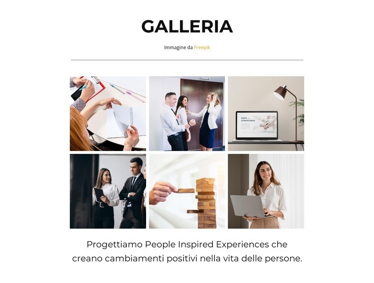 Per ogni scopo Modelli di Website Builder