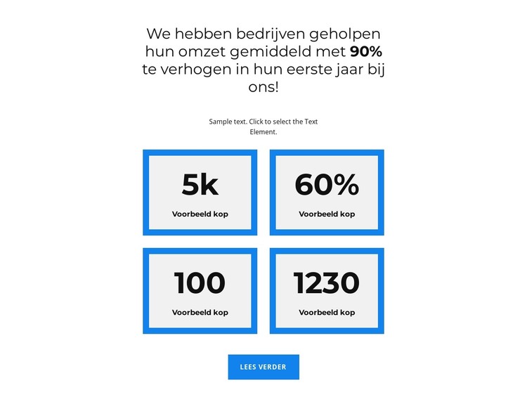 Professionele behoeften HTML-sjabloon