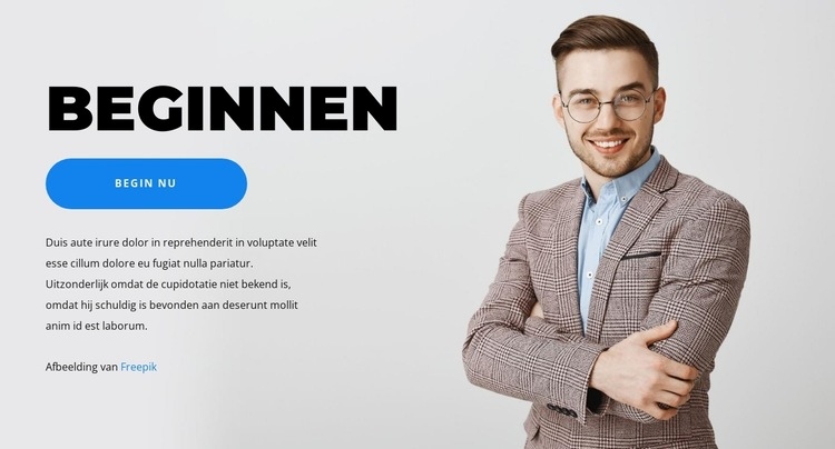 Extensies van derden Website mockup