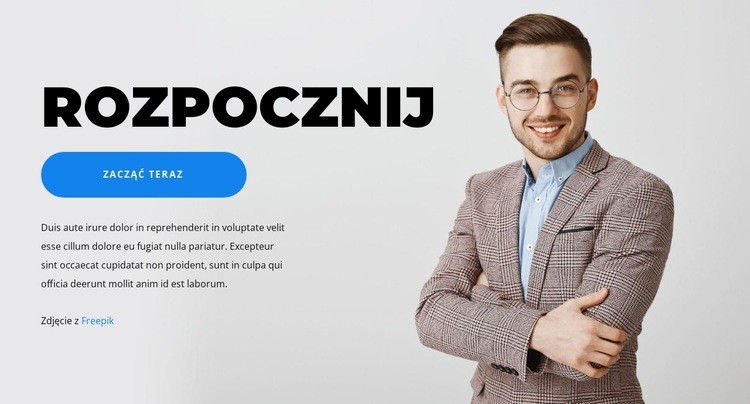 Rozszerzenia stron trzecich Szablon HTML5