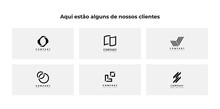 Permitir clientes Maquete do site