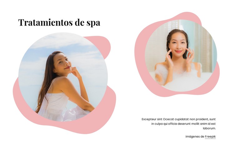 Tratamientos de spa de lujo Plantilla CSS