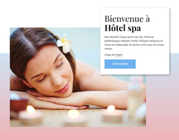 Bienvenue À L'Hôtel Spa - Modèles De Thèmes HTML5 Gratuits